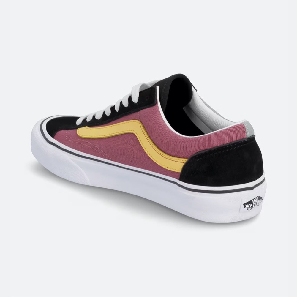 Vans Old Skool Sneakers in Mauve, Yellow and Black